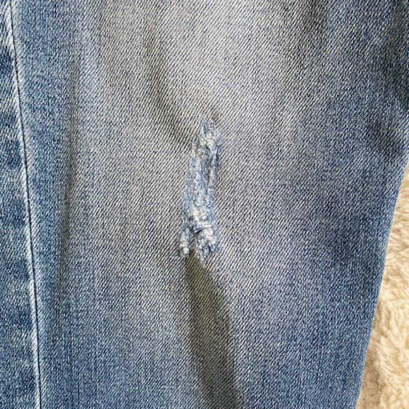 Anthropologie Jeans Pilcro And The Letterpress Distressed Raw Hem Cropped Size 4 - Picture 8 of 14